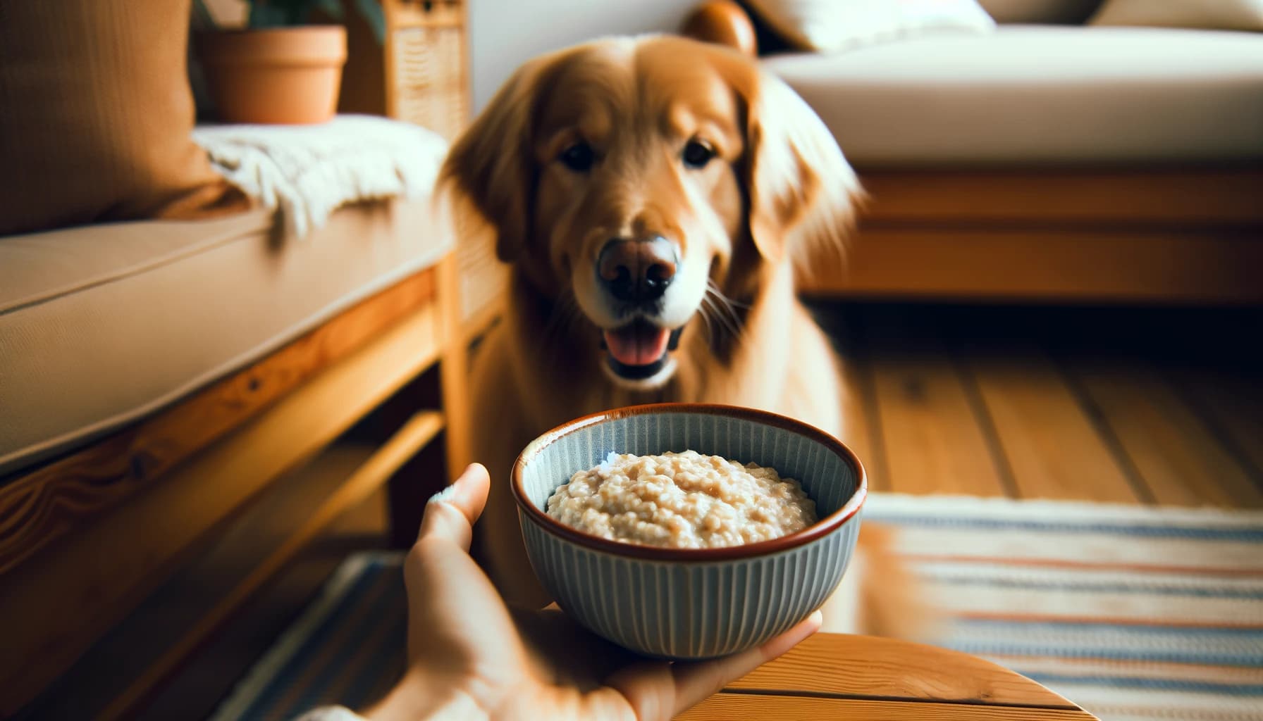 Haferflocken für Hunde