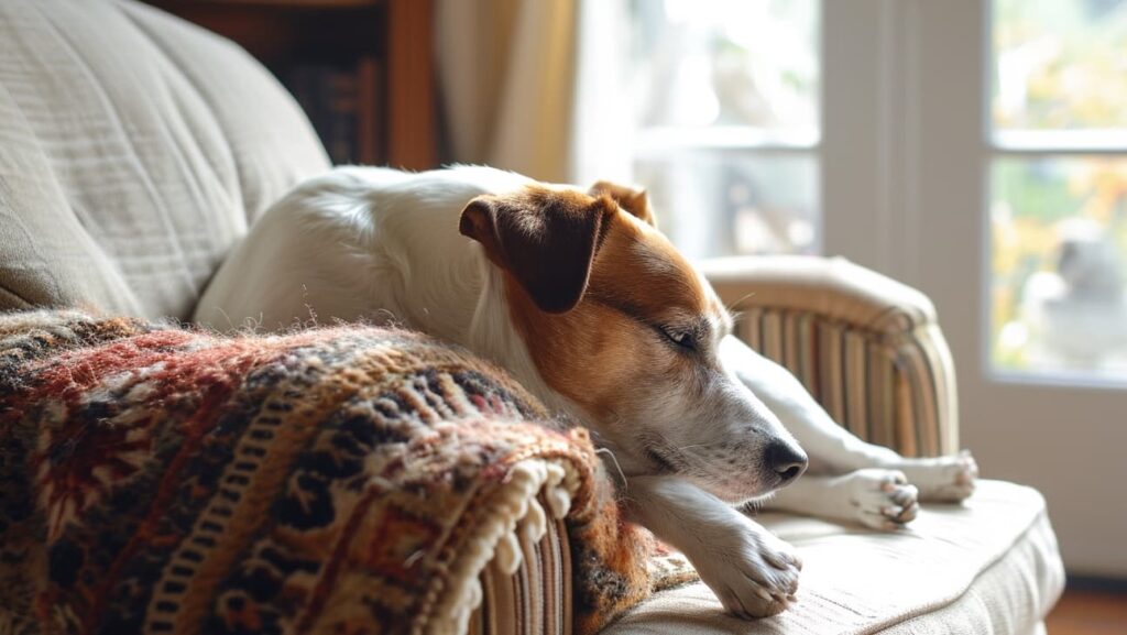 Die Couch ist oftmals ein Lieblingsplatz zum Schlafen und Dösen - idealerweise in der Nähe von Herrchen und Frauchen.