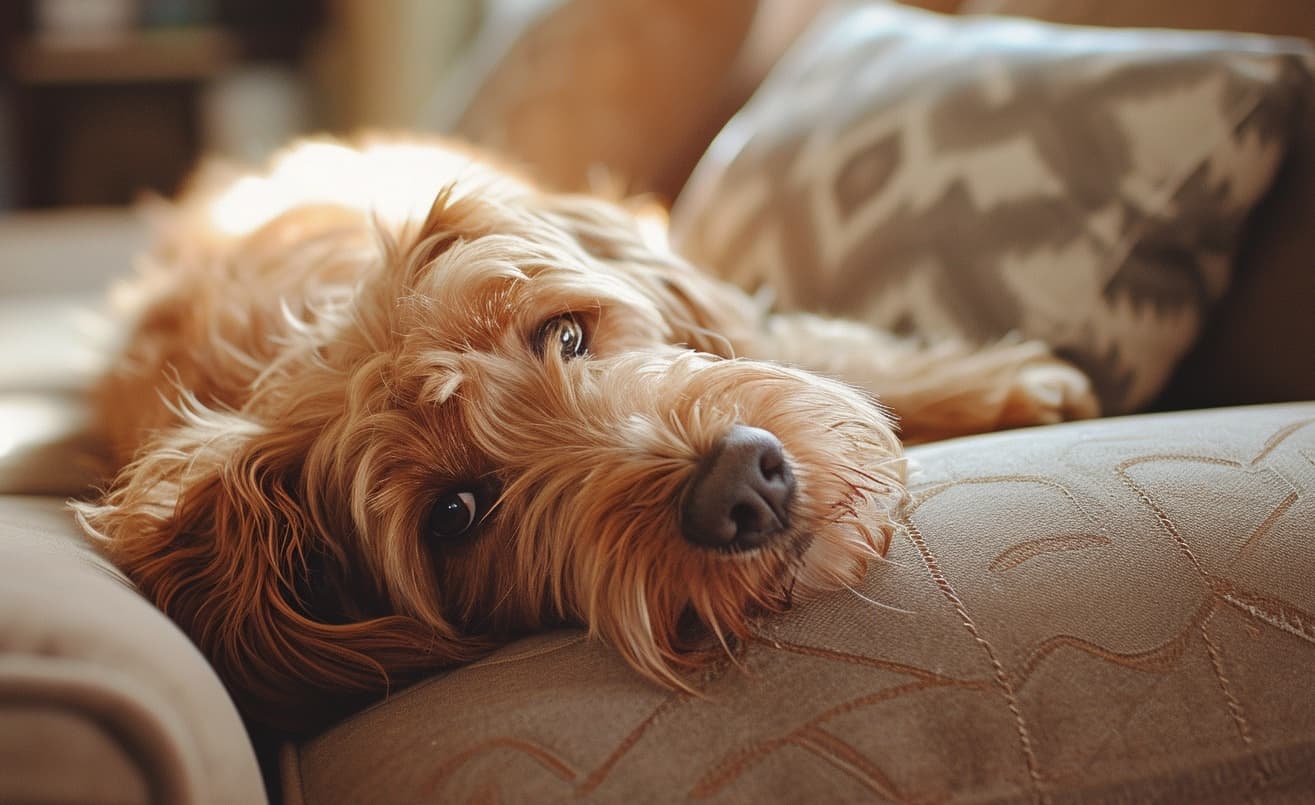 Hund ist unruhig und wechselt ständig den Platz