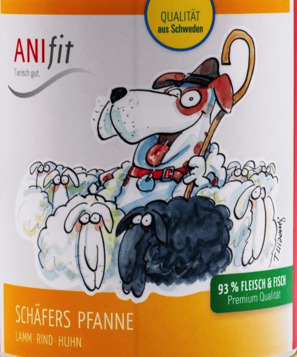 Schäfers Pfanne - Super Hundefutter mit 93 Fleisch- und Fischanteil von Anifit - tolle Hundefutter Erfahrungen