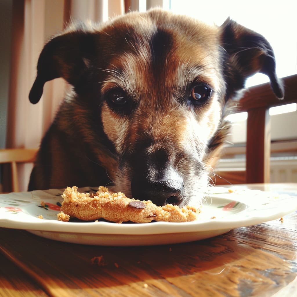 Pizza und andere fettige Speisen sind nicht gut für Hunde.