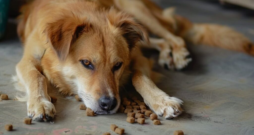 Hund verschmäht Essen und Leckerlies
