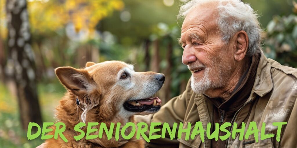 Seniorenhaushalt mit Hund