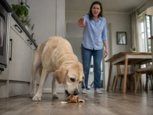 Hund frisst alles vom Boden? Hier erfährst du, warum das passiert und wie du das "Lass es"-Signal Schritt für Schritt trainierst – auch bei hartnäckigen Fressern.