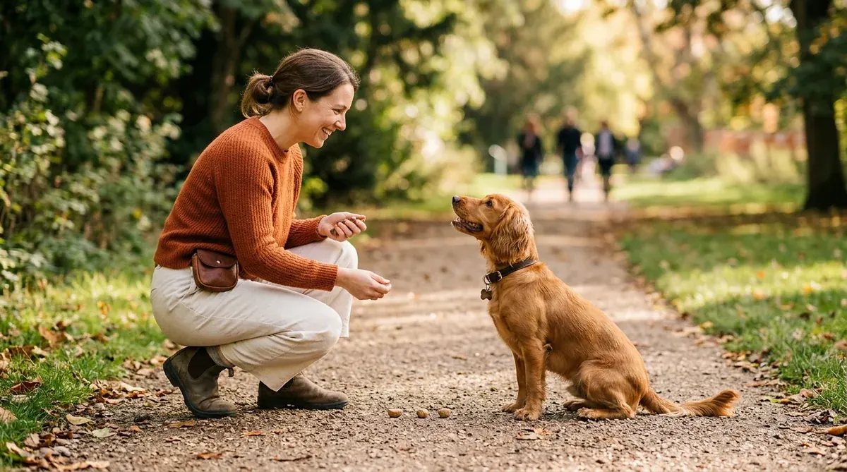 Ratgeberbild: Hund frisst alles vom Boden? So trainierst du das weg, Schritt für Schritt