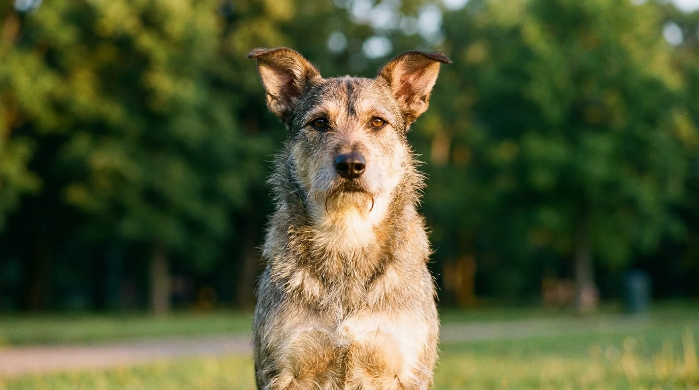 Aufmerksamer Hund mit nach vorn gerichteten Ohren – Ausdrucksverhalten in Bildern lesen