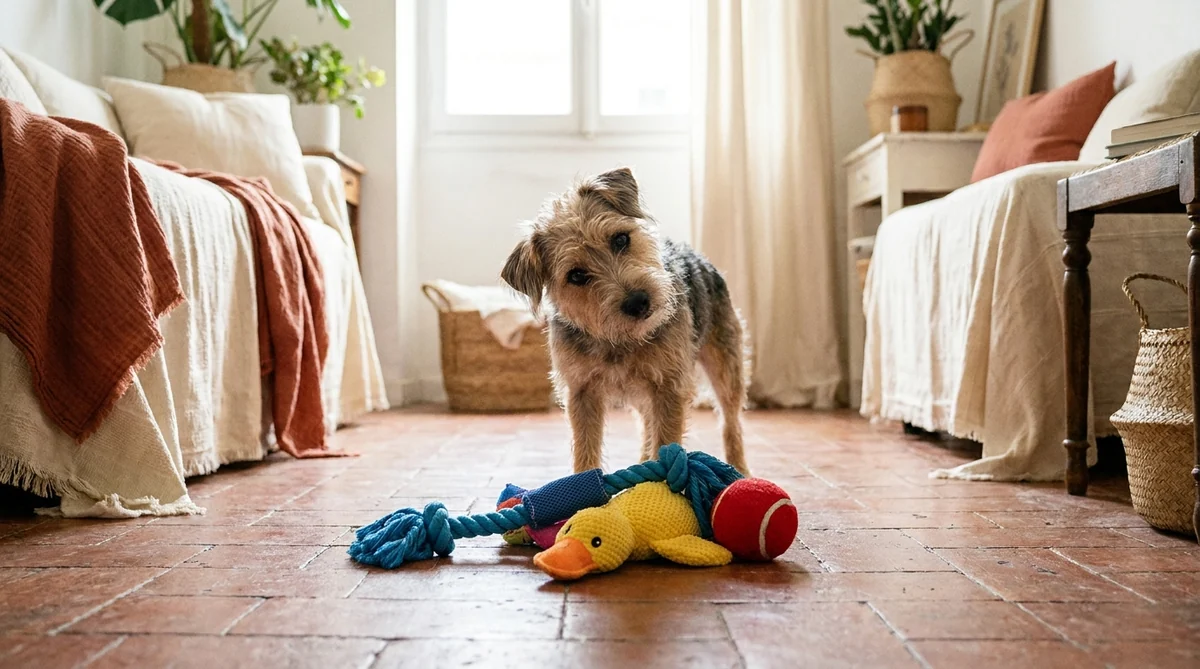 Ratgeberbild: Welche Farben sehen Hunde